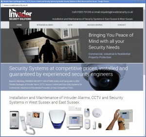 Websites for Alarm Installers and Security Companies